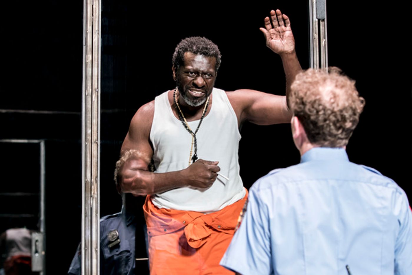 Photo Flash: First Look at Young Vic's JESUS HOPPED THE 'A' TRAIN  Image