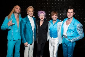 Cyndi Lauper and the cast of The Cher Show Photo