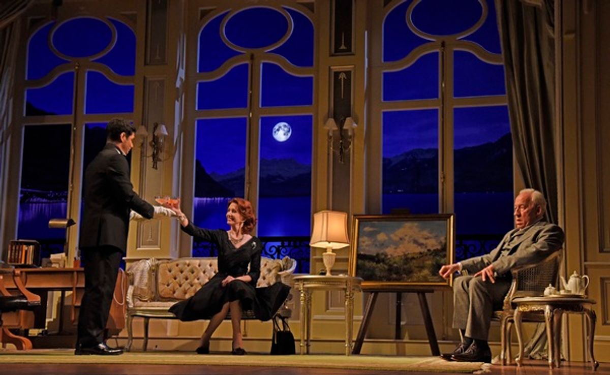 Ash Rizi, Jane Asher and Simon Callow at 