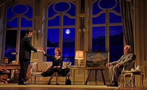 Ash Rizi, Jane Asher and Simon Callow Photo