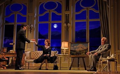 Ash Rizi, Jane Asher and Simon Callow Photo