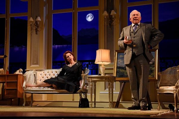 Simon Callow and Jane Asher Photo