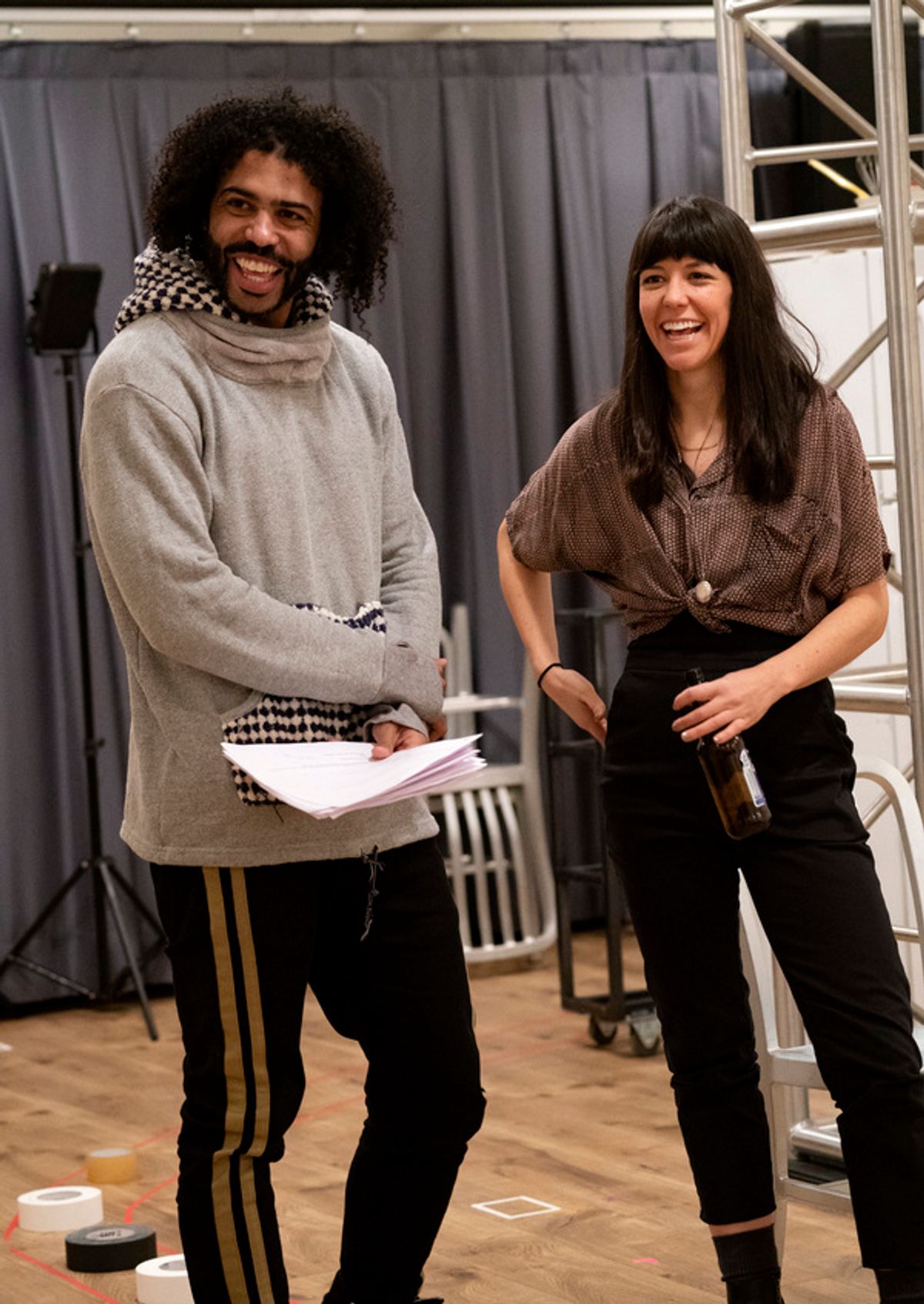 Daveed Diggs and Zoe Winters at 