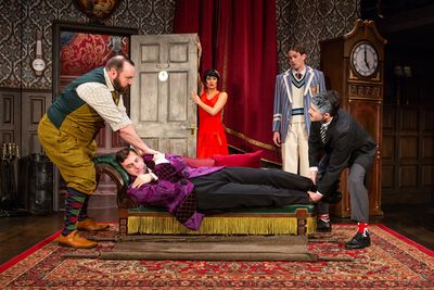 Brent Bateman, Chris Lanceley (falling), and Bartley Booz, Ashley Reyes & Matt Walker Photo