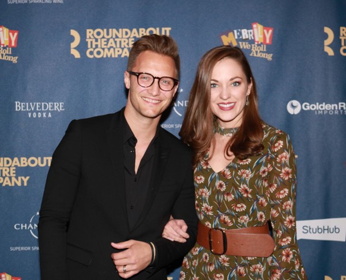Nathan Johnson and Laura Osnes at 