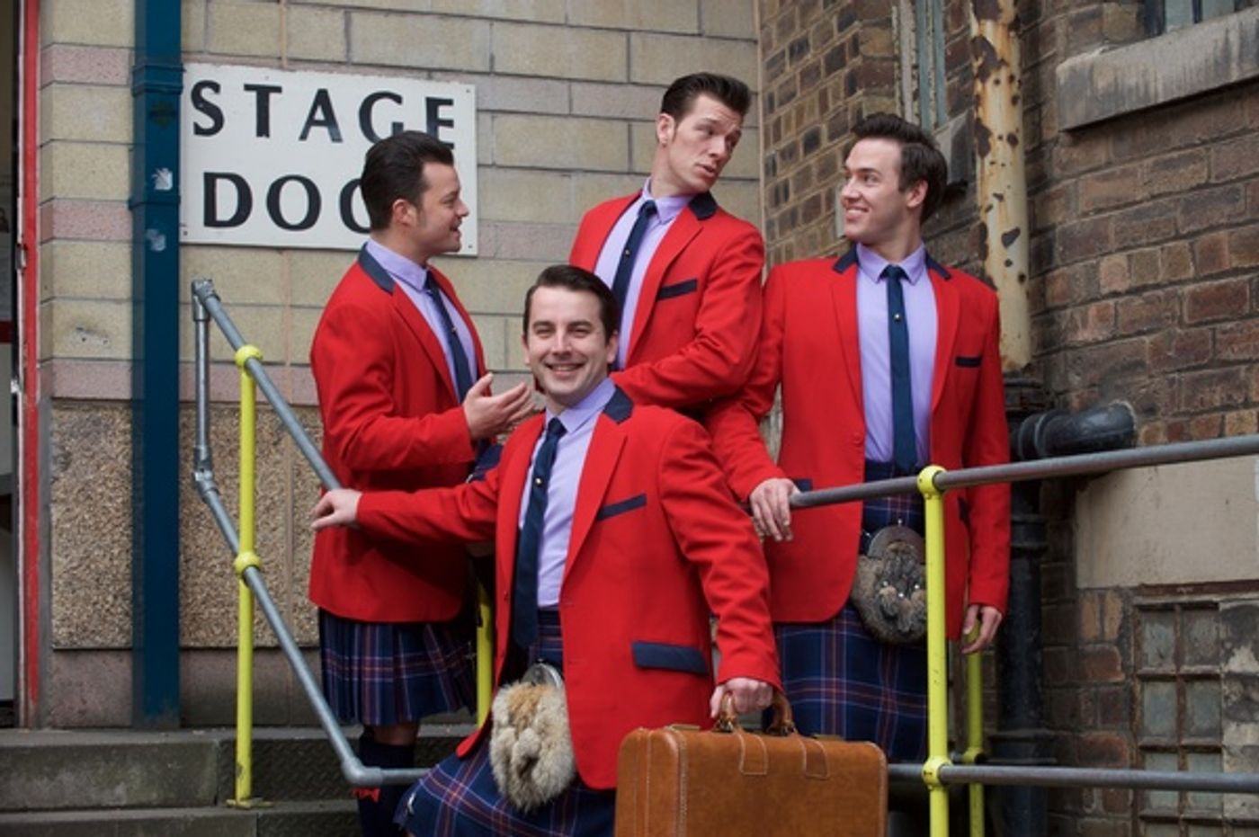 Photo Flash: UK and Ireland Touring Cast of JERSEY BOYS Walks Like a (Scots)Man!  Image