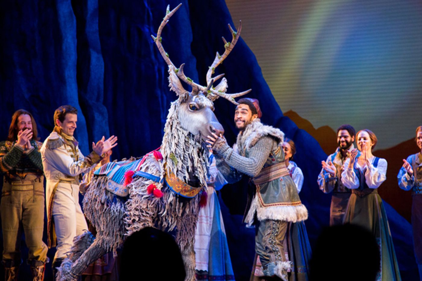 Photo Coverage: Joe Carroll, Ryann Redmond & Noah J. Ricketts Take First Bows in FROZEN  Image