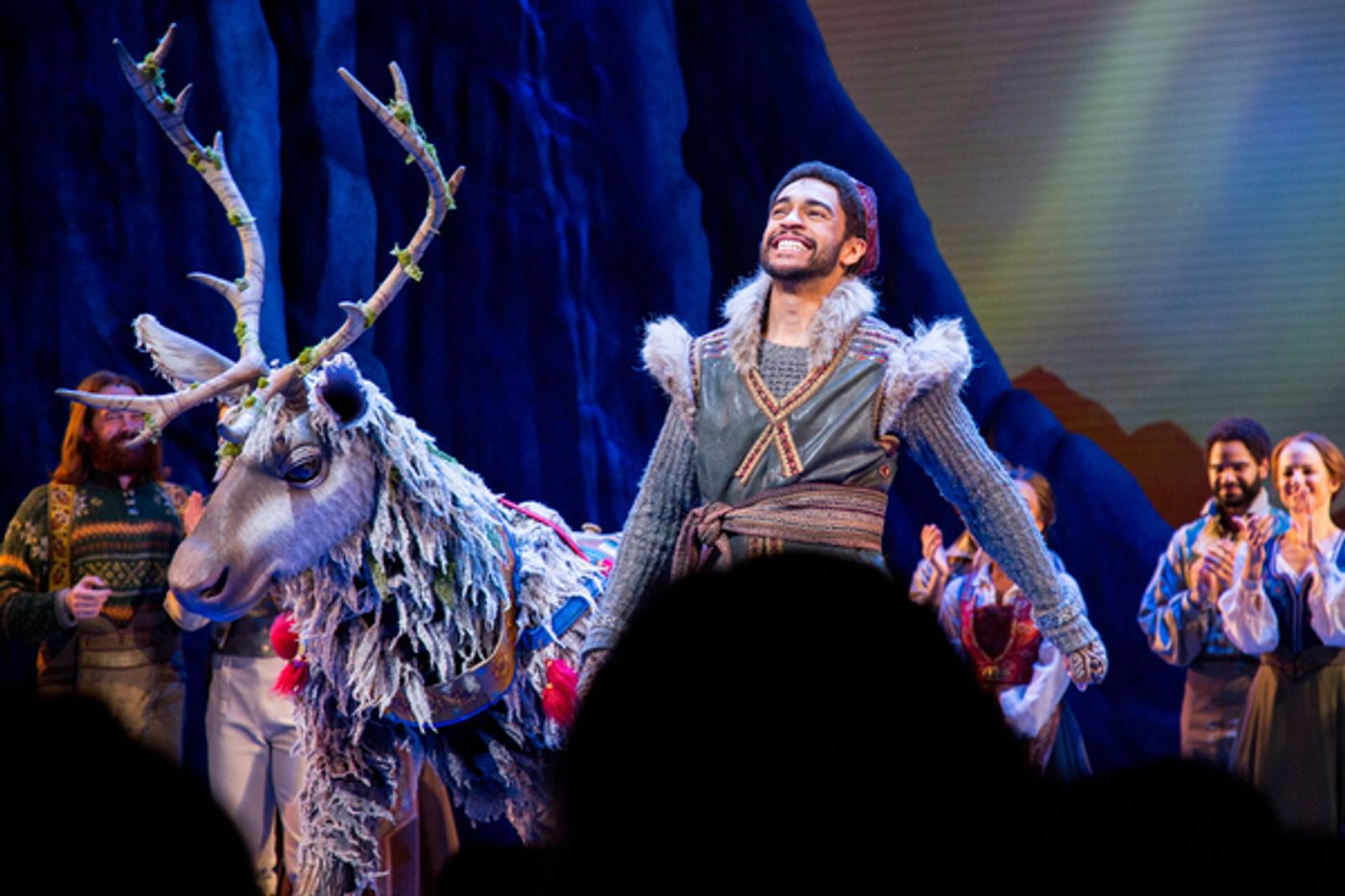 Photo Coverage: Joe Carroll, Ryann Redmond & Noah J. Ricketts Take First Bows in FROZEN  Image
