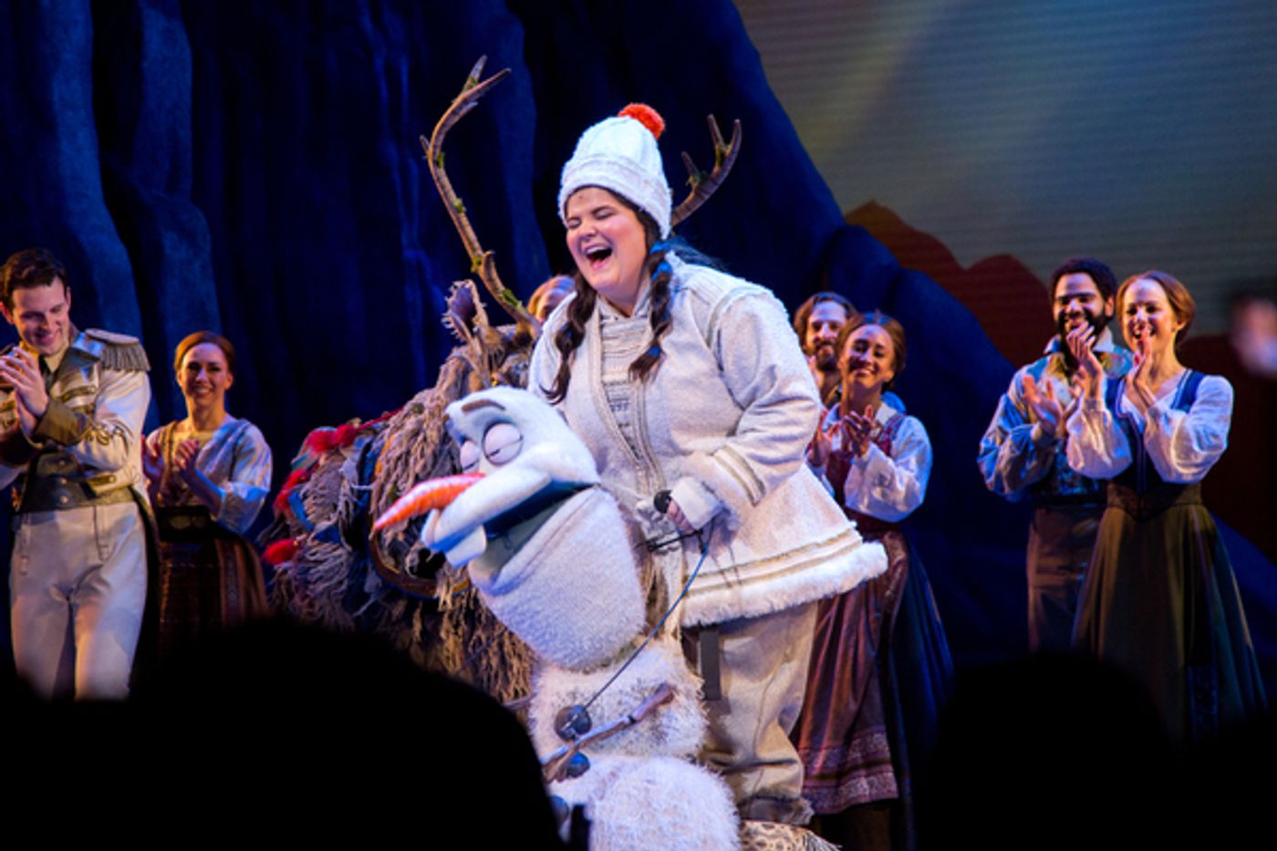 Photo Coverage: Joe Carroll, Ryann Redmond & Noah J. Ricketts Take First Bows in FROZEN  Image