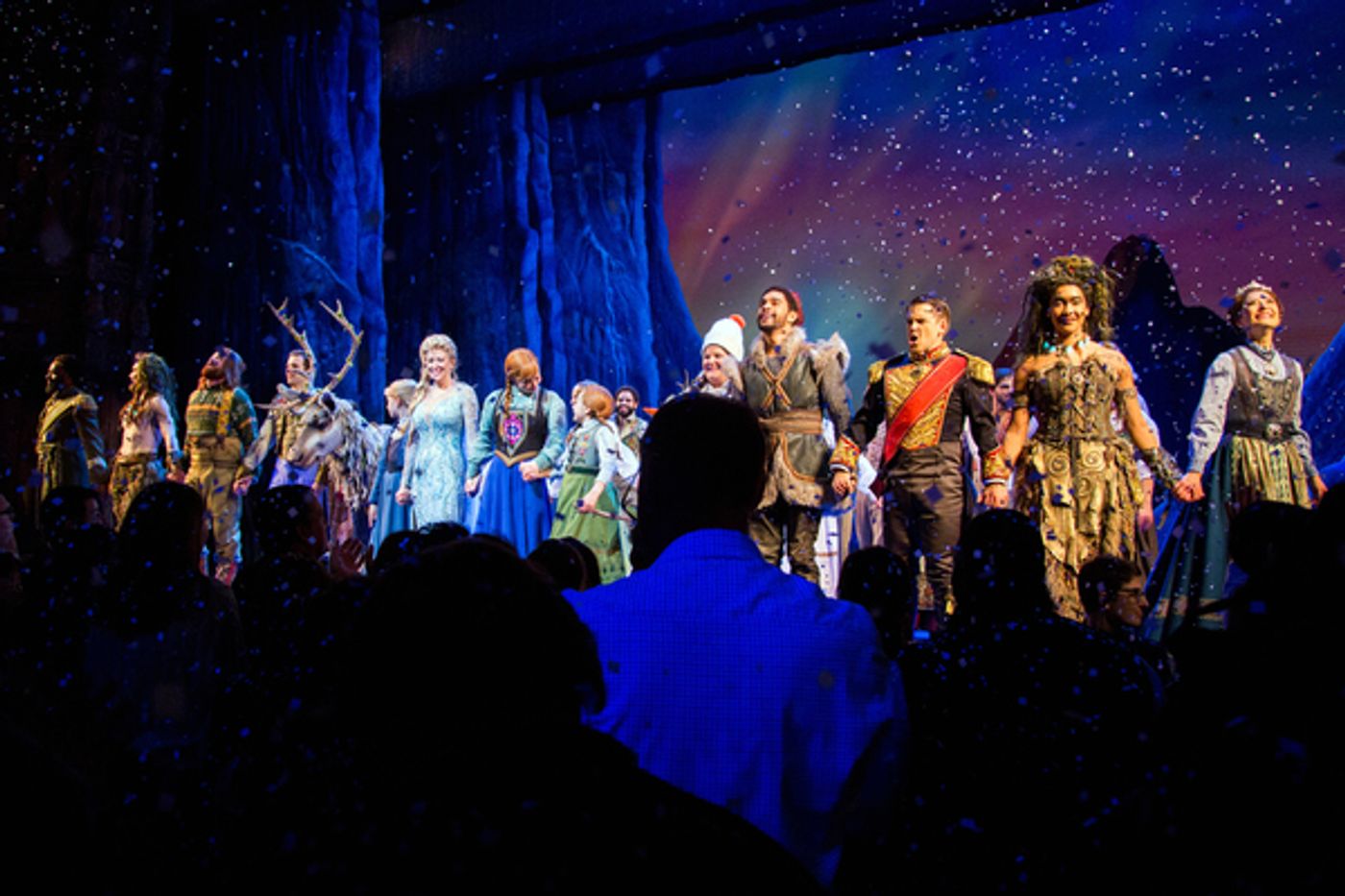 Photo Coverage: Joe Carroll, Ryann Redmond & Noah J. Ricketts Take First Bows in FROZEN  Image