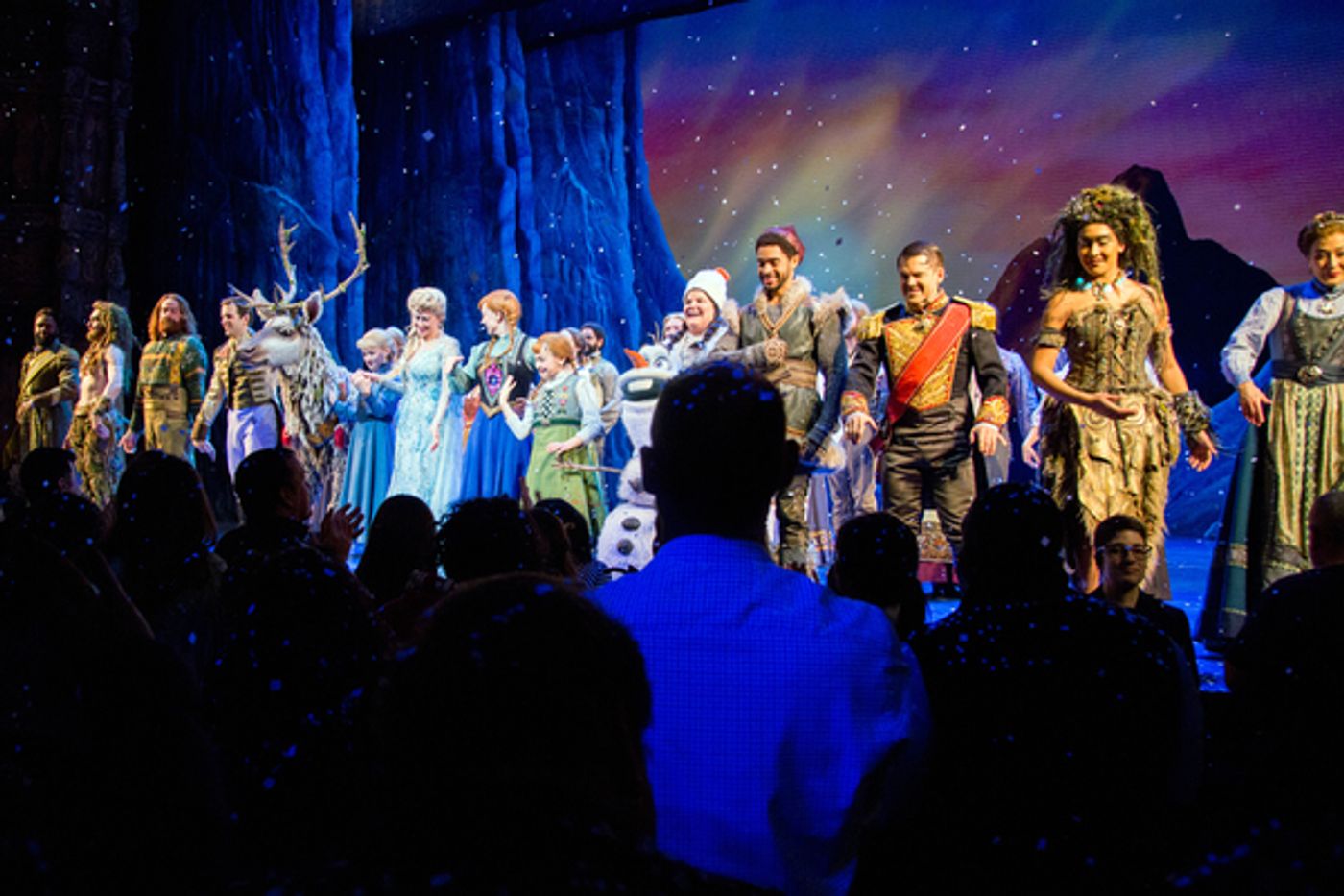 Photo Coverage: Joe Carroll, Ryann Redmond & Noah J. Ricketts Take First Bows in FROZEN  Image