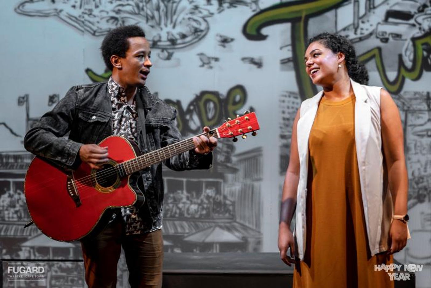 Review: A Melodic Exploration of Love in Charming HAPPY NEW YEAR at Fugard Studio Review: A Melodic Exploration of Love in Charming HAPPY NEW YEAR at Fugard Studio Image