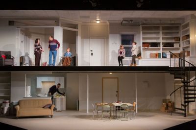 Upstairs: Toni DiBuono, Skip Greer, Susanne Marley, Regan Moro and Madeleine Lambert. Photo