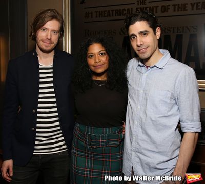 Patrick Vaill, Rebecca Naomi Jones and Damon Daunno  Photo