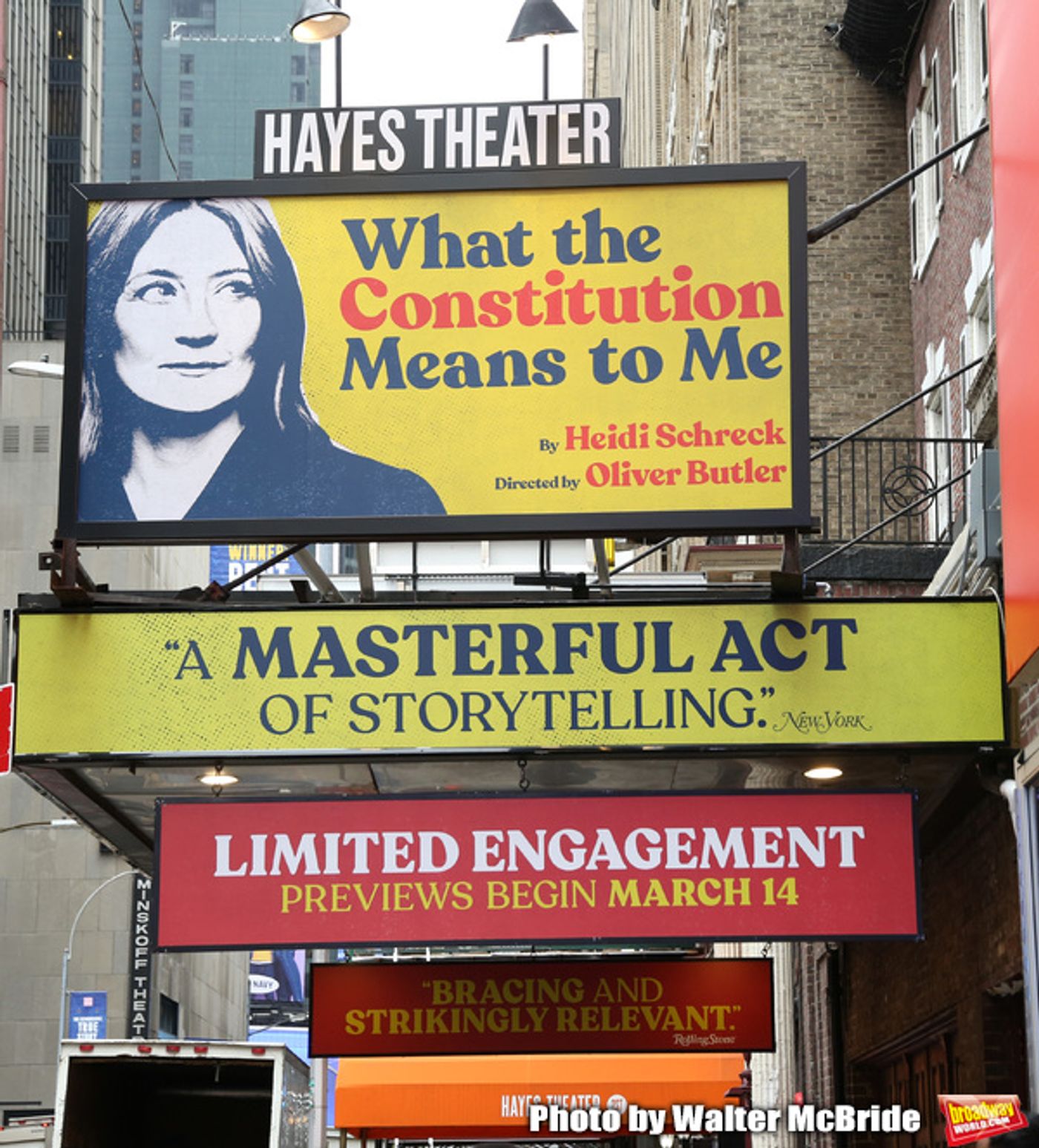 Up On the Marquee: WHAT THE CONSTITUTION MEANS TO ME  Image