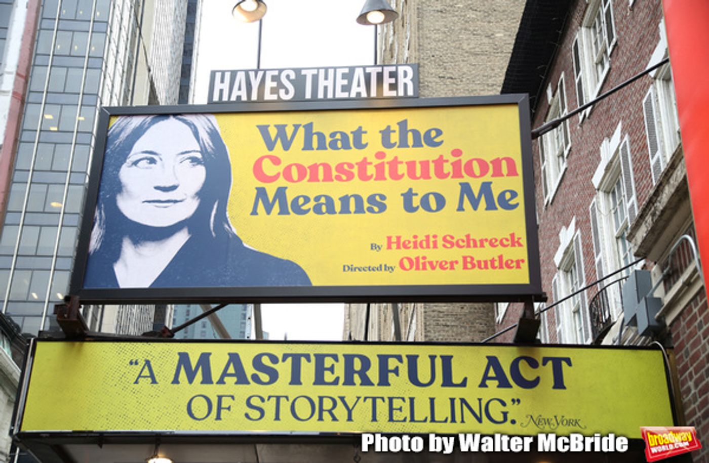 Up On the Marquee: WHAT THE CONSTITUTION MEANS TO ME  Image