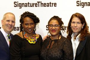 Harold Wolpert, Kamilah Forbes, Lynn Nottage and Paige Evans  Photo