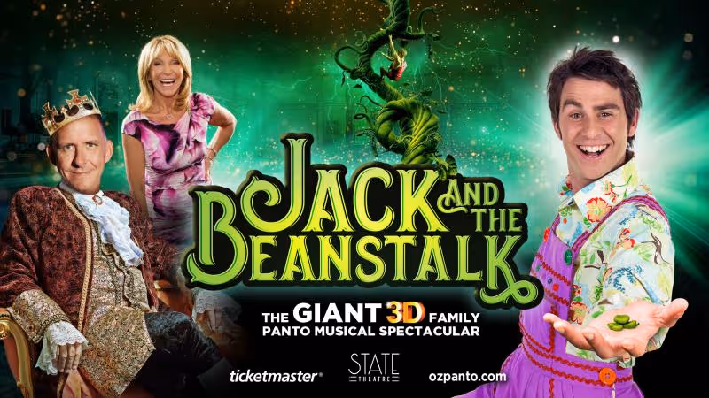 Peter Rowsthorn, Jimmy Rees, Luke Joslin To Star In Giant 3D Family Panto Musical Spectacular JACK AND THE BEANSTALK Image