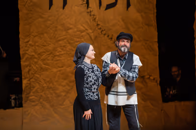 Steven Skybell and Jennifer Babiak Photo