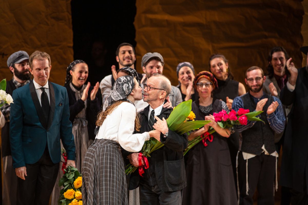 Joel Grey and Cast of FIDDLER ON THE ROOF at 