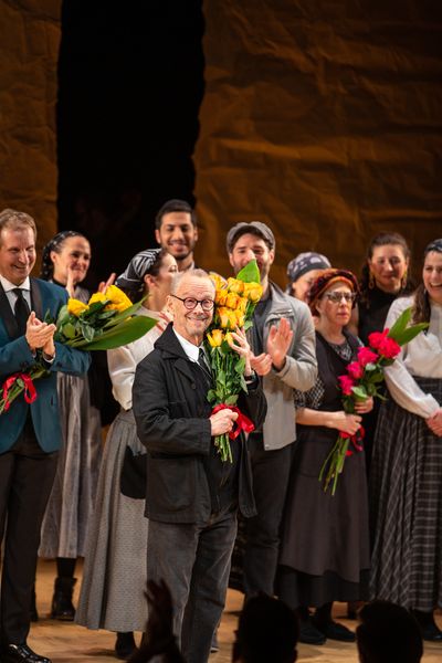 Joel Grey and Cast of FIDDLER ON THE ROOF Photo