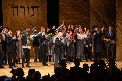 Joel Grey and Cast of FIDDLER ON THE ROOF Photo
