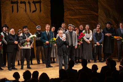 Joel Grey and Cast of FIDDLER ON THE ROOF Photo