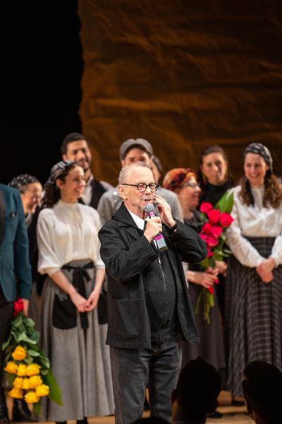 Joel Grey and Cast of FIDDLER ON THE ROOF Photo