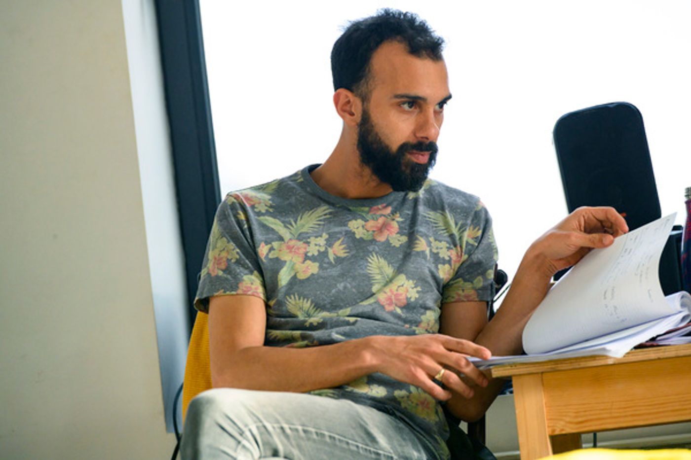 Photo Flash: Inside Rehearsal For BLOOD KNOT at Orange Tree Theatre Photo Flash: Inside Rehearsal For BLOOD KNOT at Orange Tree Theatre Image