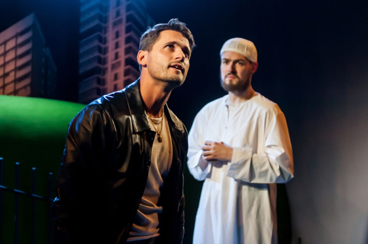 Fabrizio Santino (Tony) and Sam Frenchum (Mark/Abdullah) at 