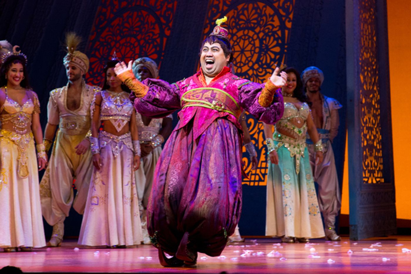 Photo Coverage: Ainsley Melham, Michael James Scott, and Mike Longo Join Cast of ALADDIN  Image