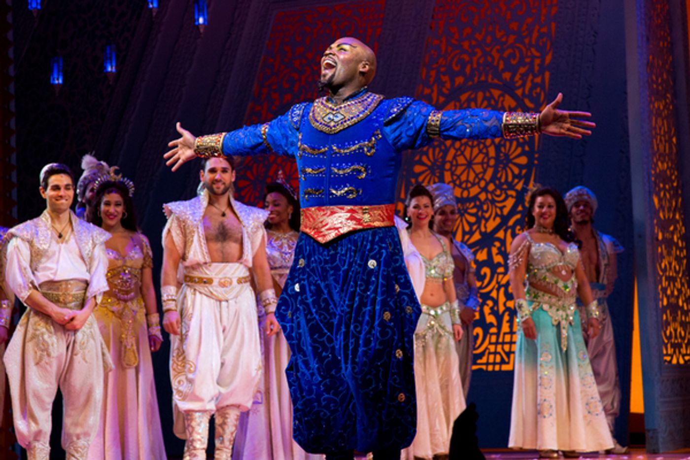 Photo Coverage: Ainsley Melham, Michael James Scott, and Mike Longo Join Cast of ALADDIN  Image