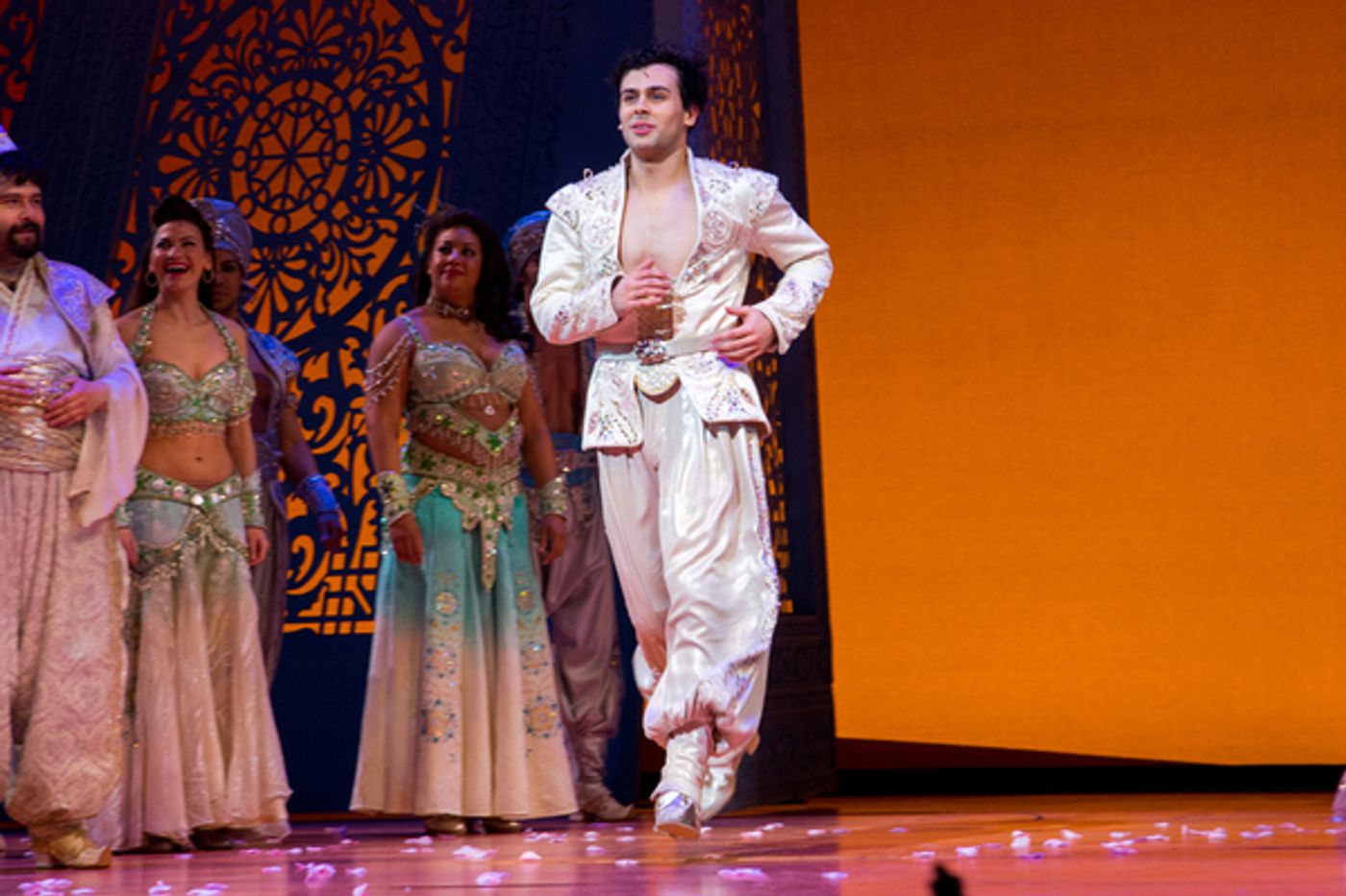 Photo Coverage: Ainsley Melham, Michael James Scott, and Mike Longo Join Cast of ALADDIN  Image