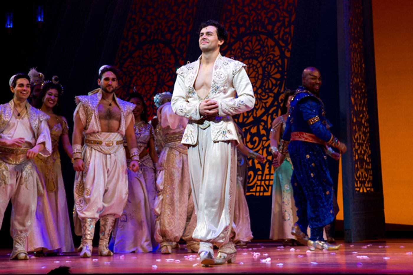 Photo Coverage: Ainsley Melham, Michael James Scott, and Mike Longo Join Cast of ALADDIN  Image