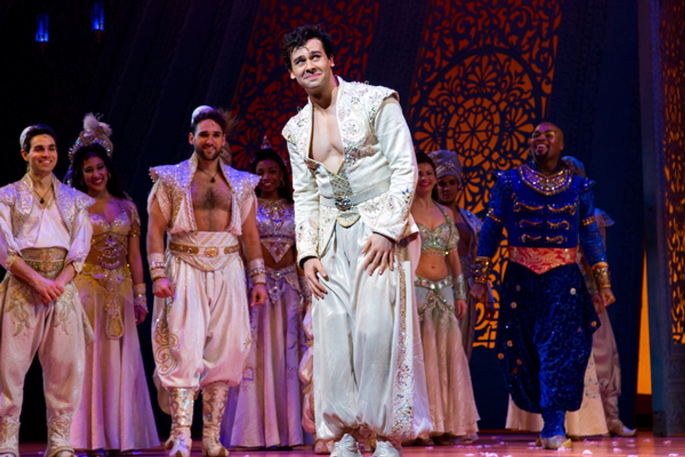 Photo Coverage: Ainsley Melham, Michael James Scott, and Mike Longo Join Cast of ALADDIN  Image