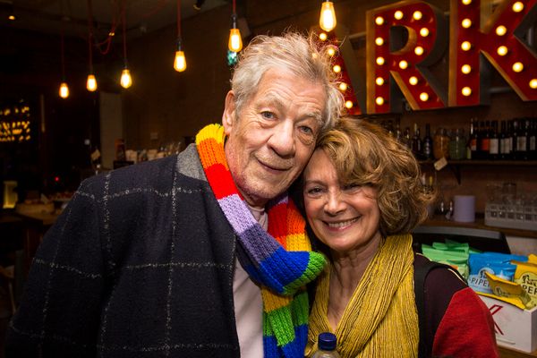Ian Mckellen & Francesca Annis Photo