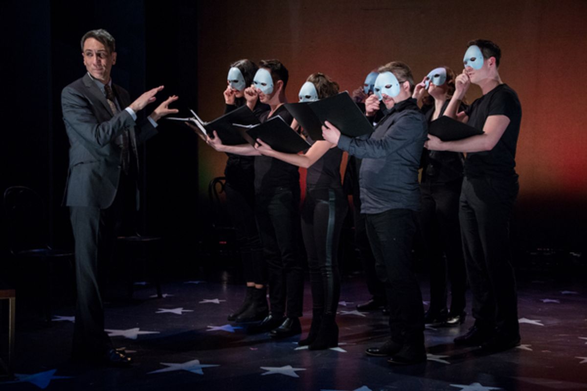 Robert Sella and cast at 