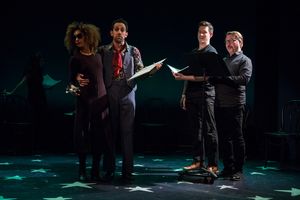 Becca Fox, George Abud, Max Meyers, Mark Montague @ BroadwayWorld Becca Fox, George Abud, Max Meyers, Mark Montague Photo