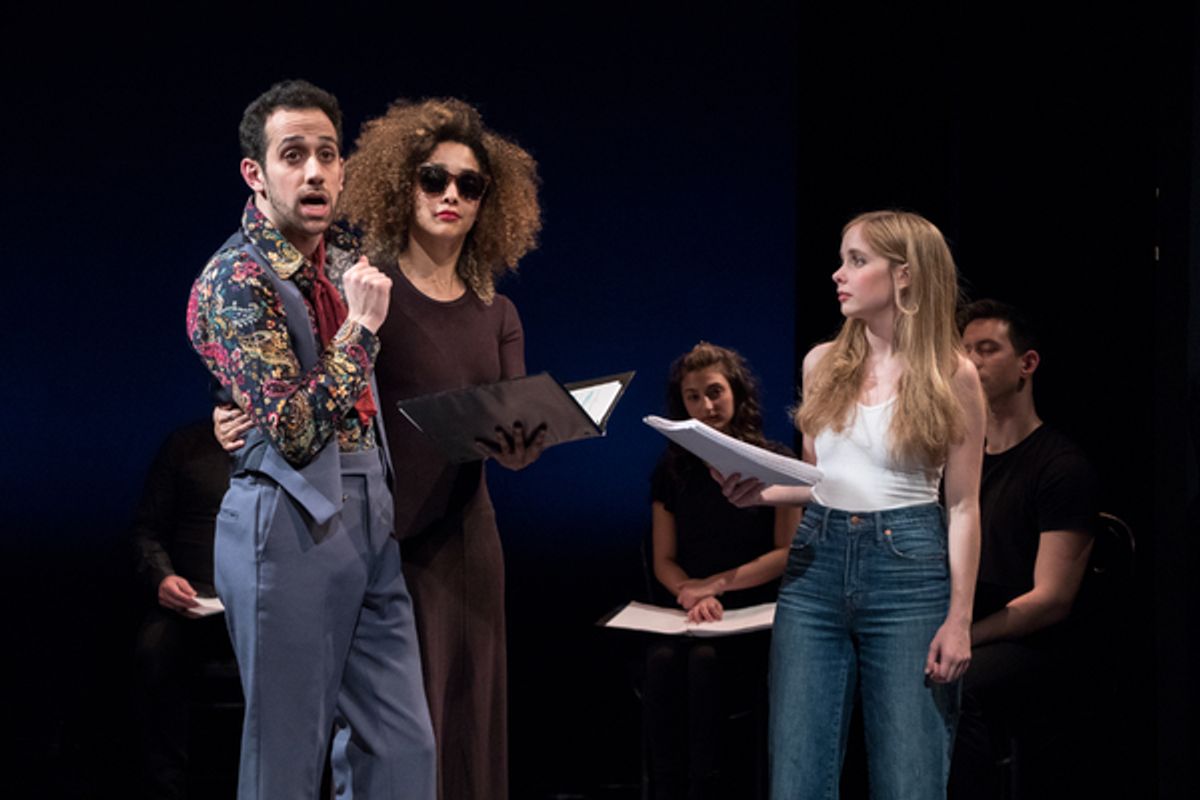 George Abud, Becca Fox, Caitlin Cohn at 