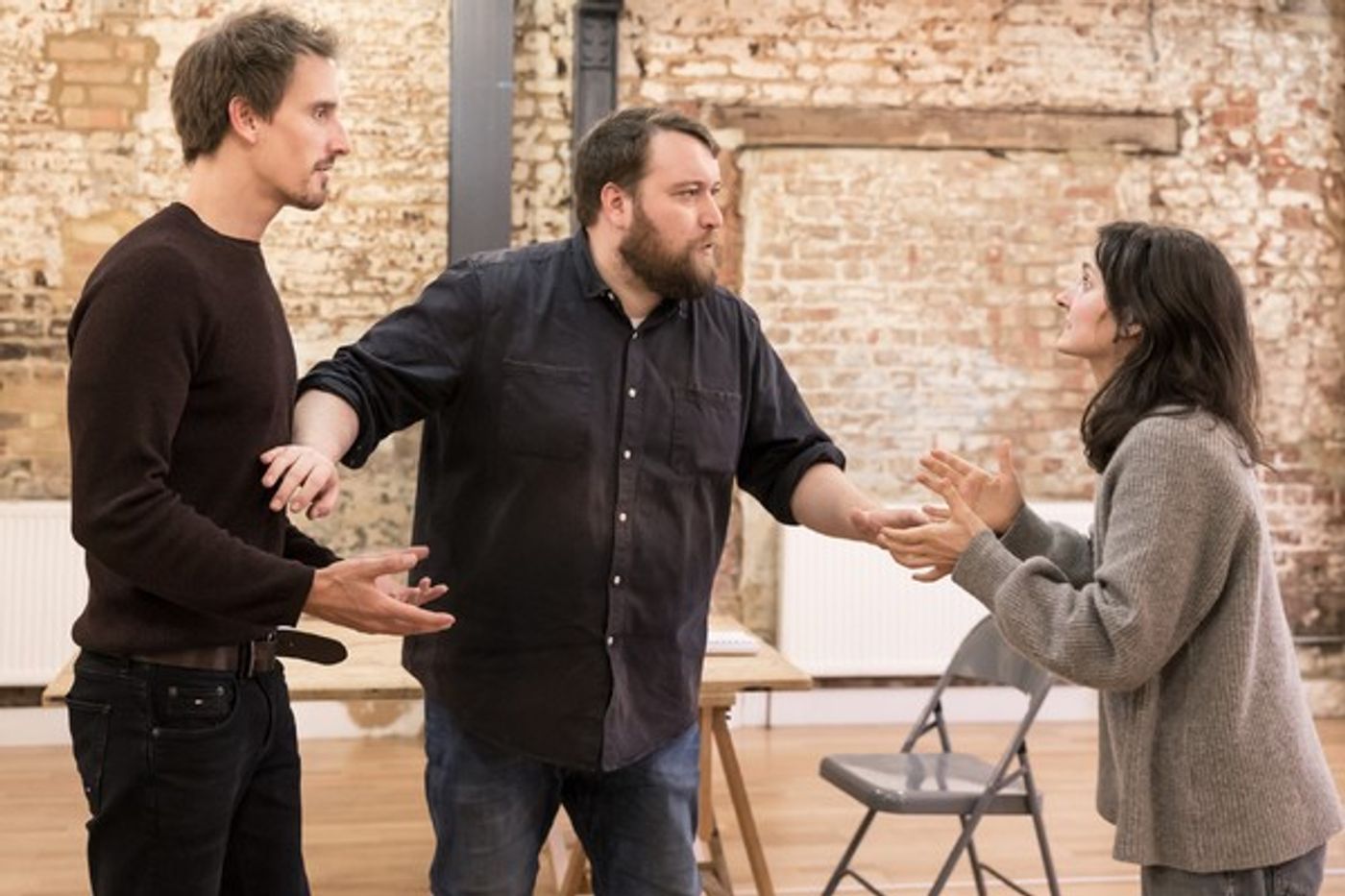 Photo Flash: Inside Rehearsal For THE RUBENSTEIN KISS at Southwark Playhouse  Image