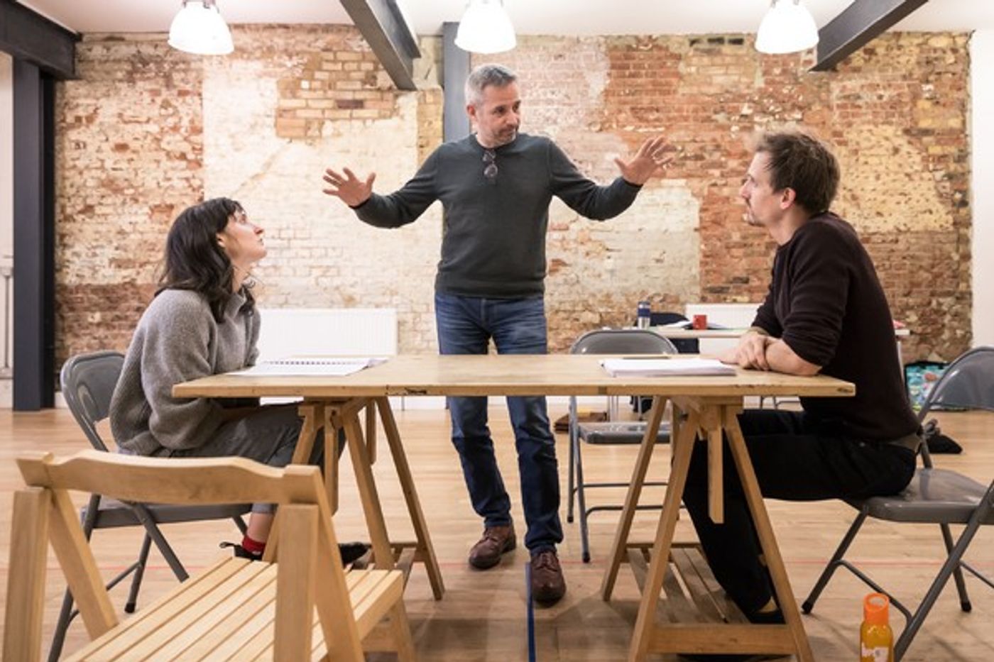 Photo Flash: Inside Rehearsal For THE RUBENSTEIN KISS at Southwark Playhouse  Image