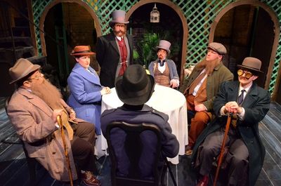  Linsey Falls as Professor de Worms/Friday, Marsha Harman as The Secretary/Monday, Al Photo
