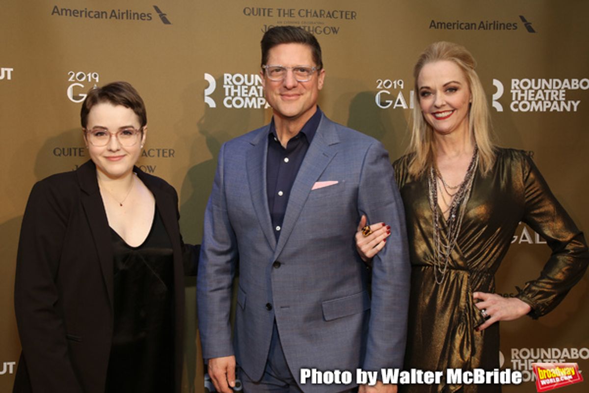 Caitlin Kinnunen, Christopher Sieber and Angie Schworer at 