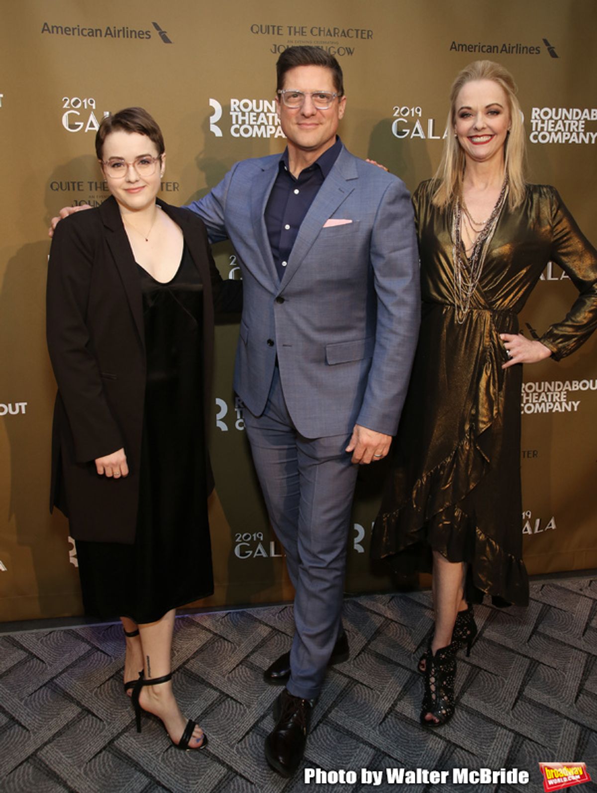 Caitlin Kinnunen, Christopher Sieber and Angie Schworer at 