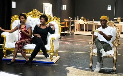 Fedna Jacquet, Crystal Lucas-Perry, and Marchant Davis Photo