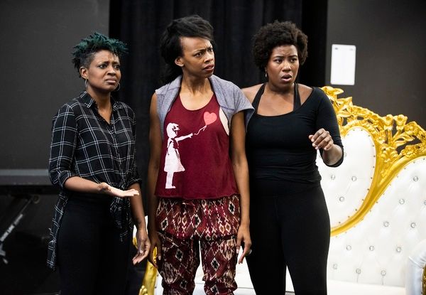 Ebony Marshall-Oliver, Fedna Jacquet, and Crystal Lucas-Perry Photo