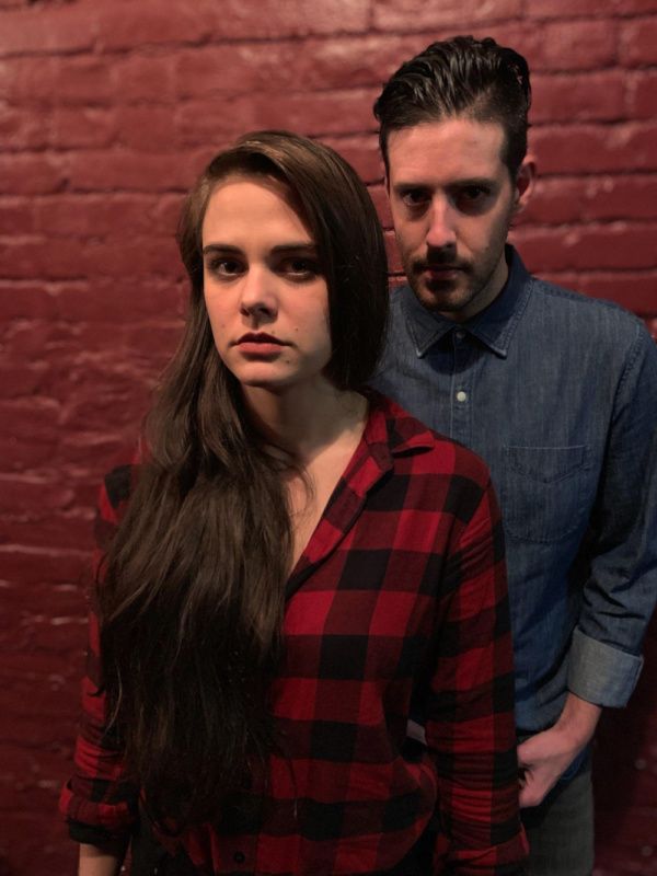 Mackenzie Menter as Miranda, Brendan Cataldo as Calvin. Photo