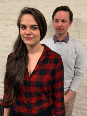 Mackenzie Menter as Miranda and Gabe Templin as Will . Photo