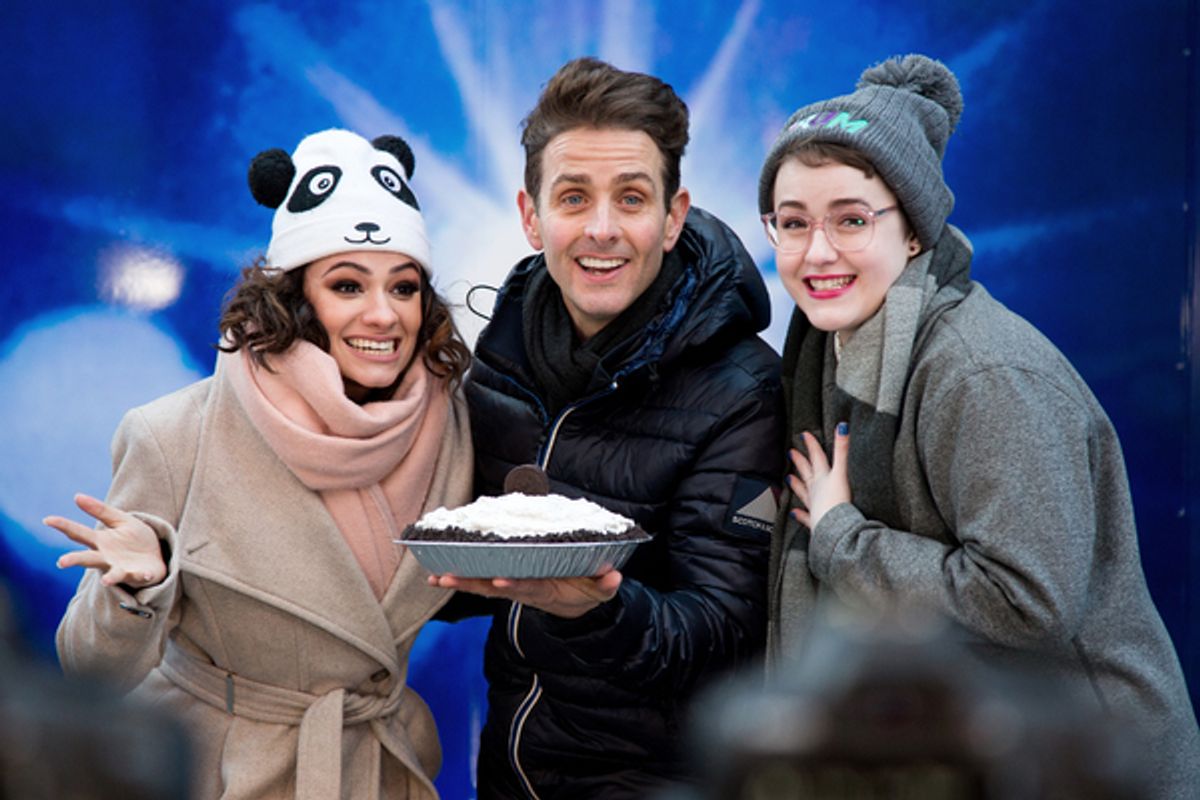 Isabelle McCalla, Joey McIntyre, Caitlin Kinnunen at 