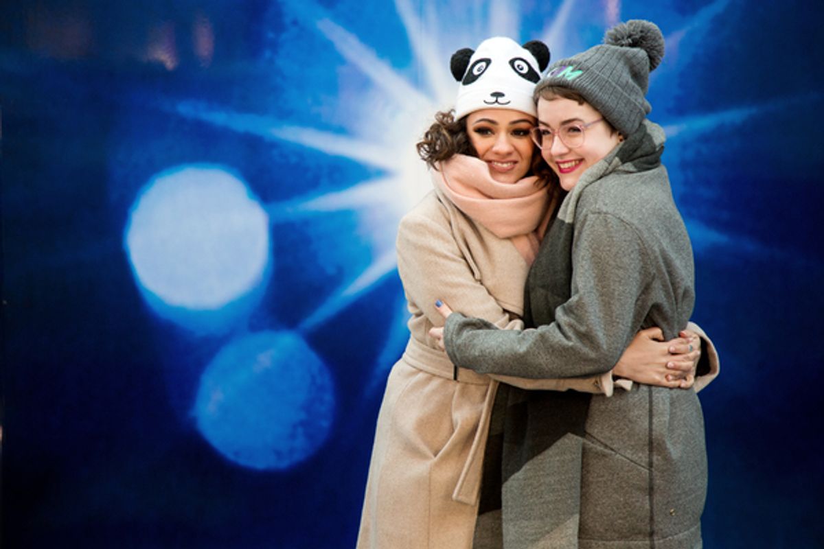 Isabelle McCalla, Caitlin Kinnunen at 